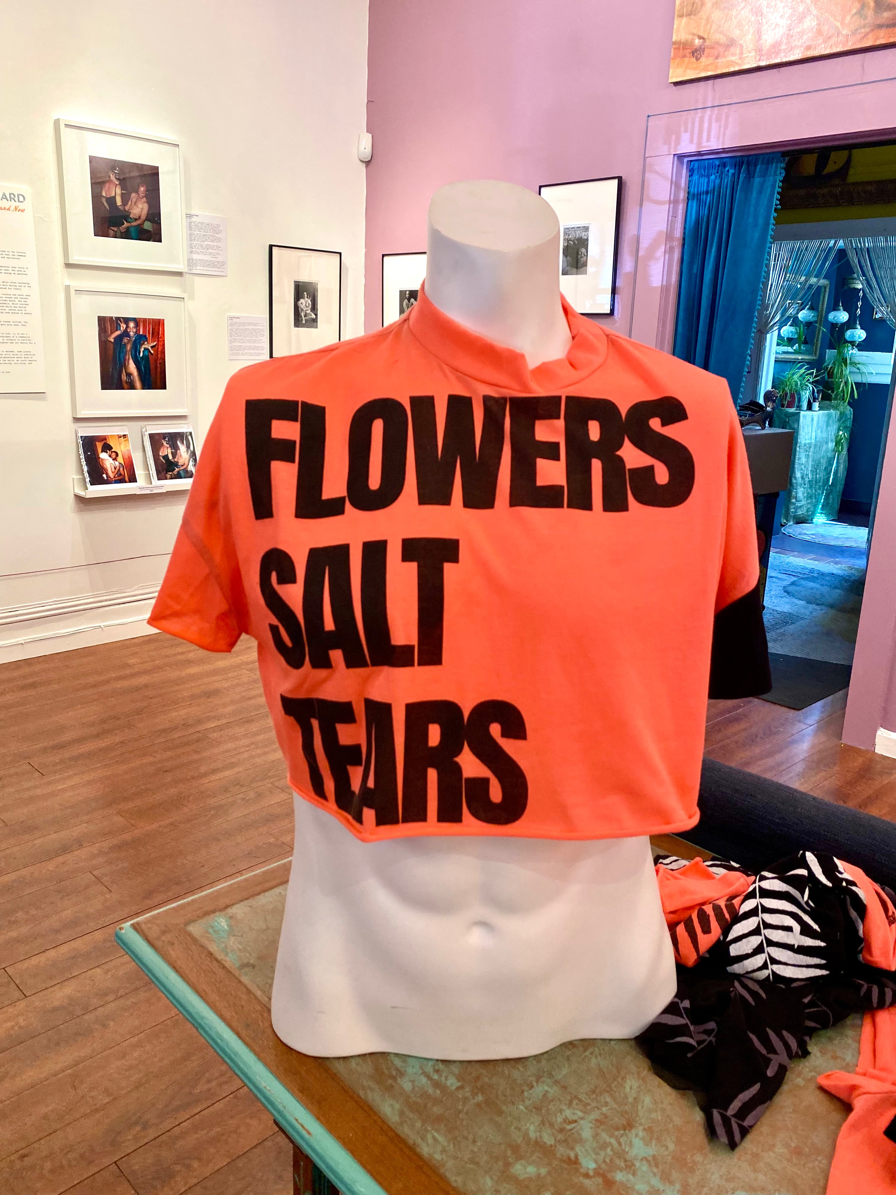 Jordan Joel - split color silkscreen crop shirts