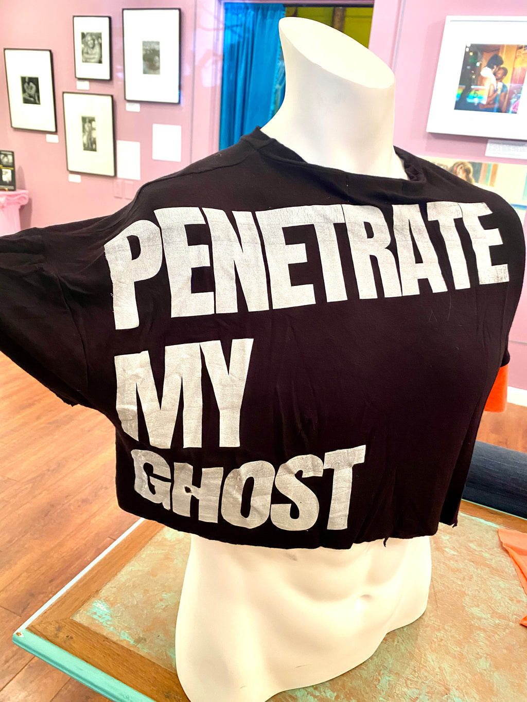 Jordan Joel - split color silkscreen crop shirts