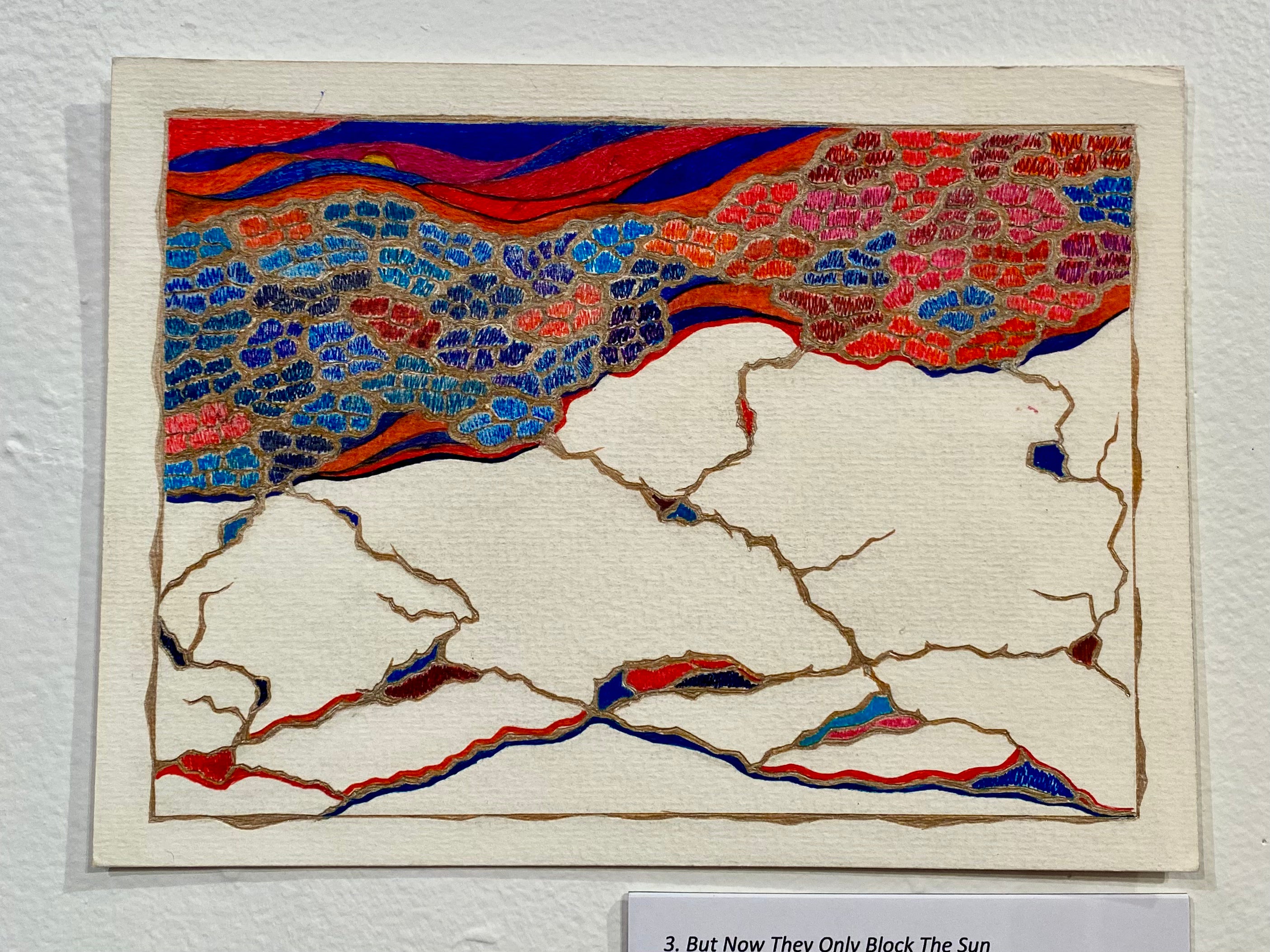 UNSUPERVISED - Ghee Phua - 'But Now They Only Block the Sun' ink drawings