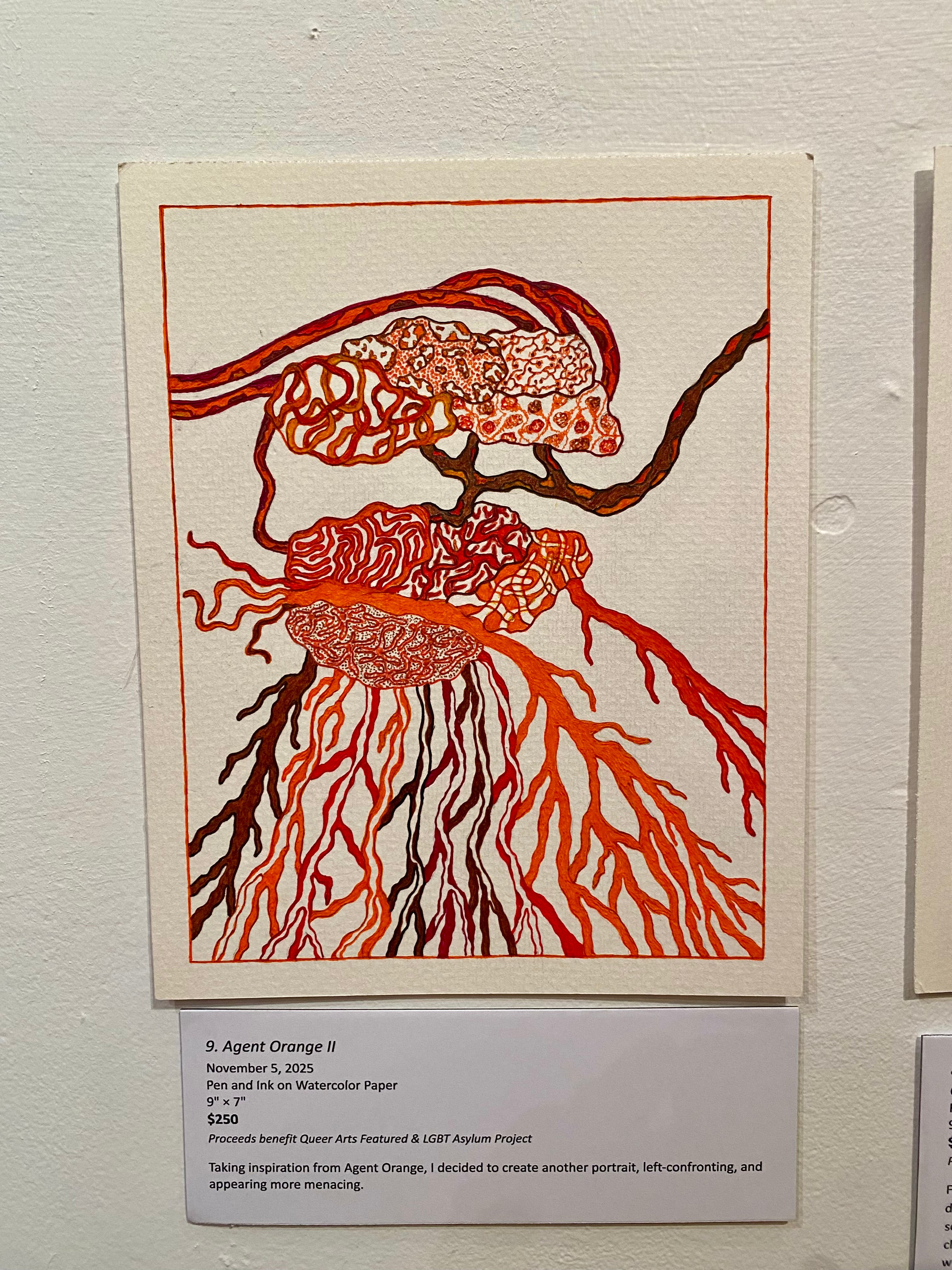 UNSUPERVISED - Ghee Phua - 'But Now They Only Block the Sun' ink drawings