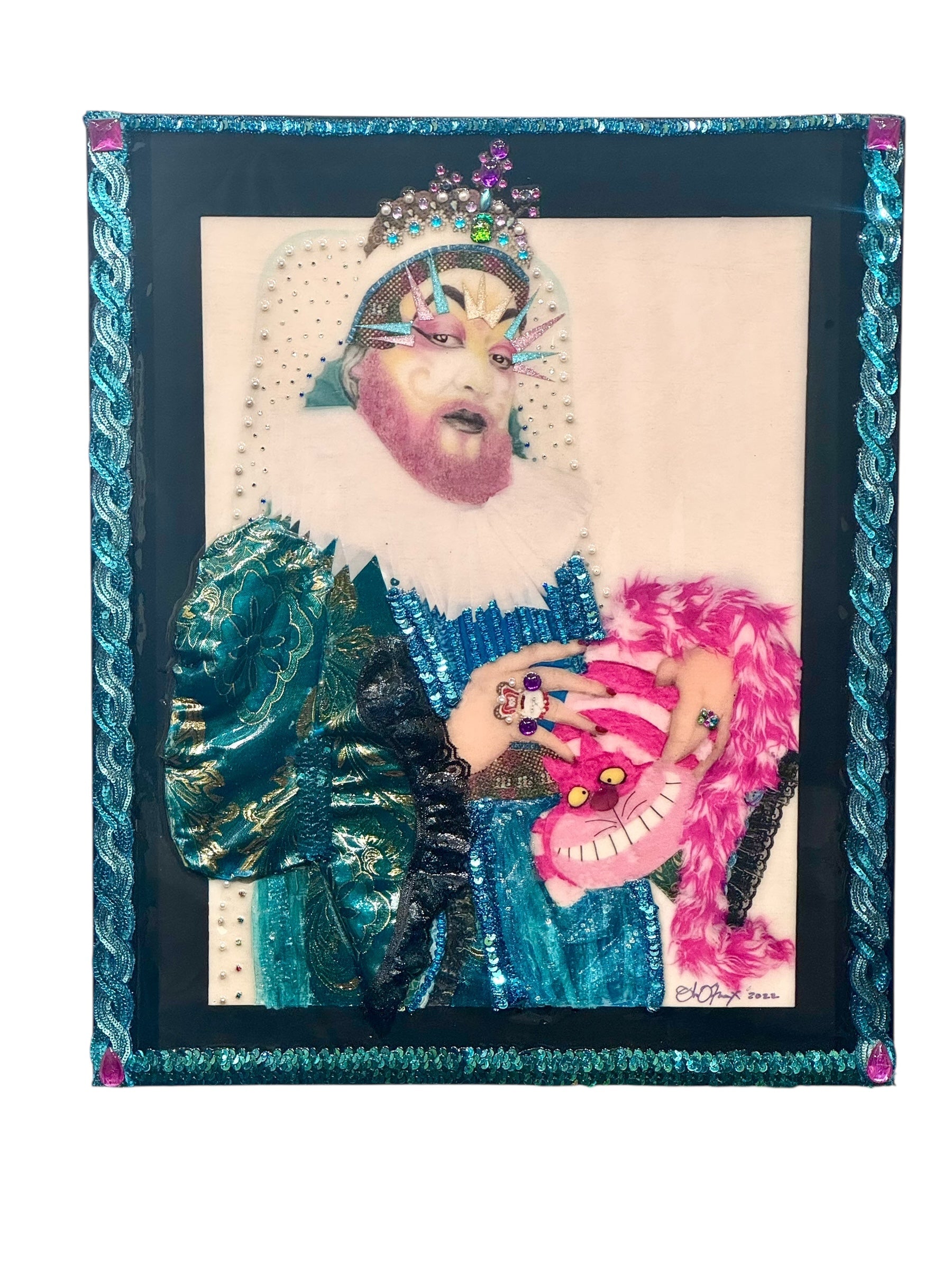 Deirdre DeFranceaux - Sister Tilda NexTime sculptural painting