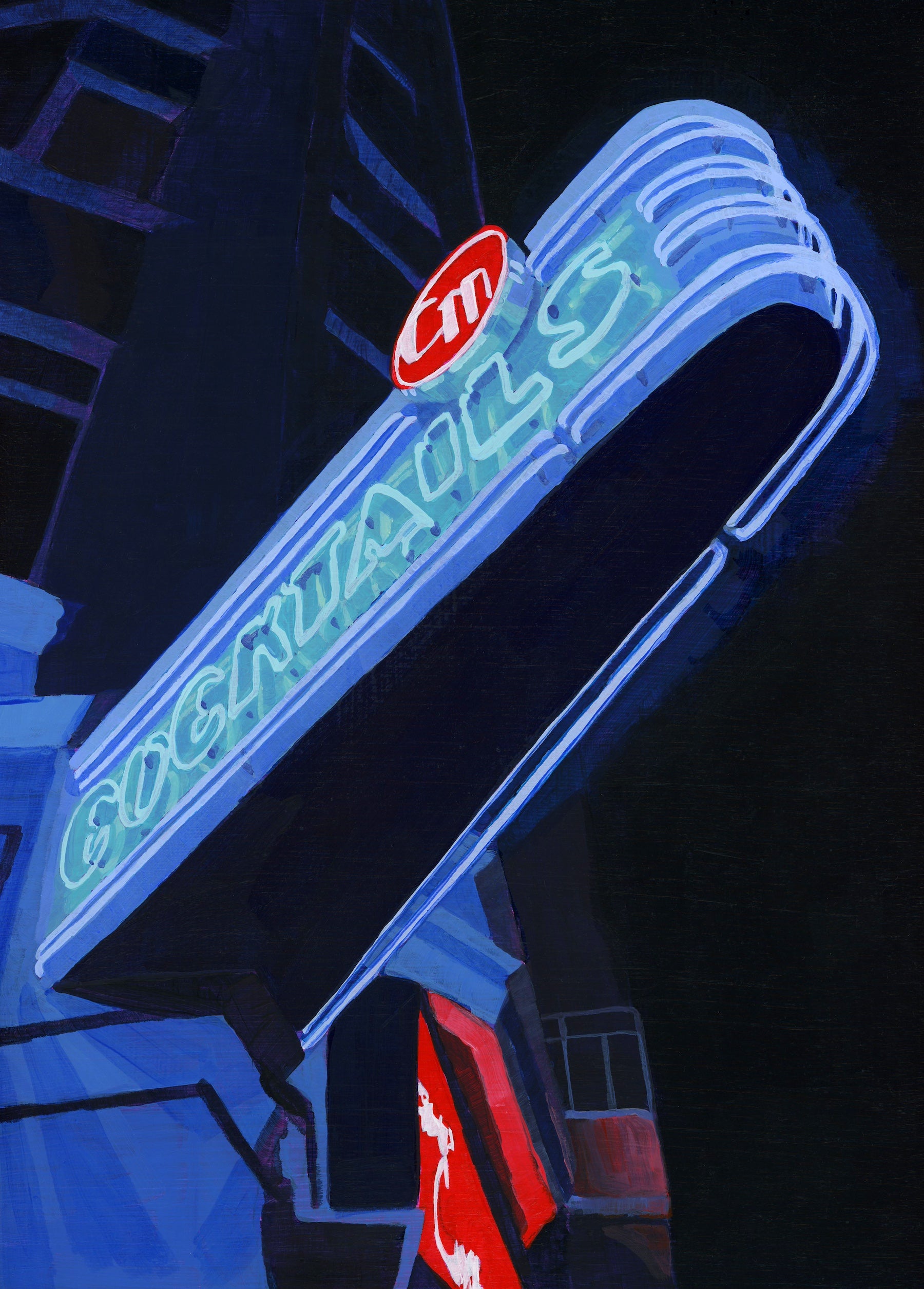 BEACONS - Nathaniel J. Bice - Stookey’s Neon painting