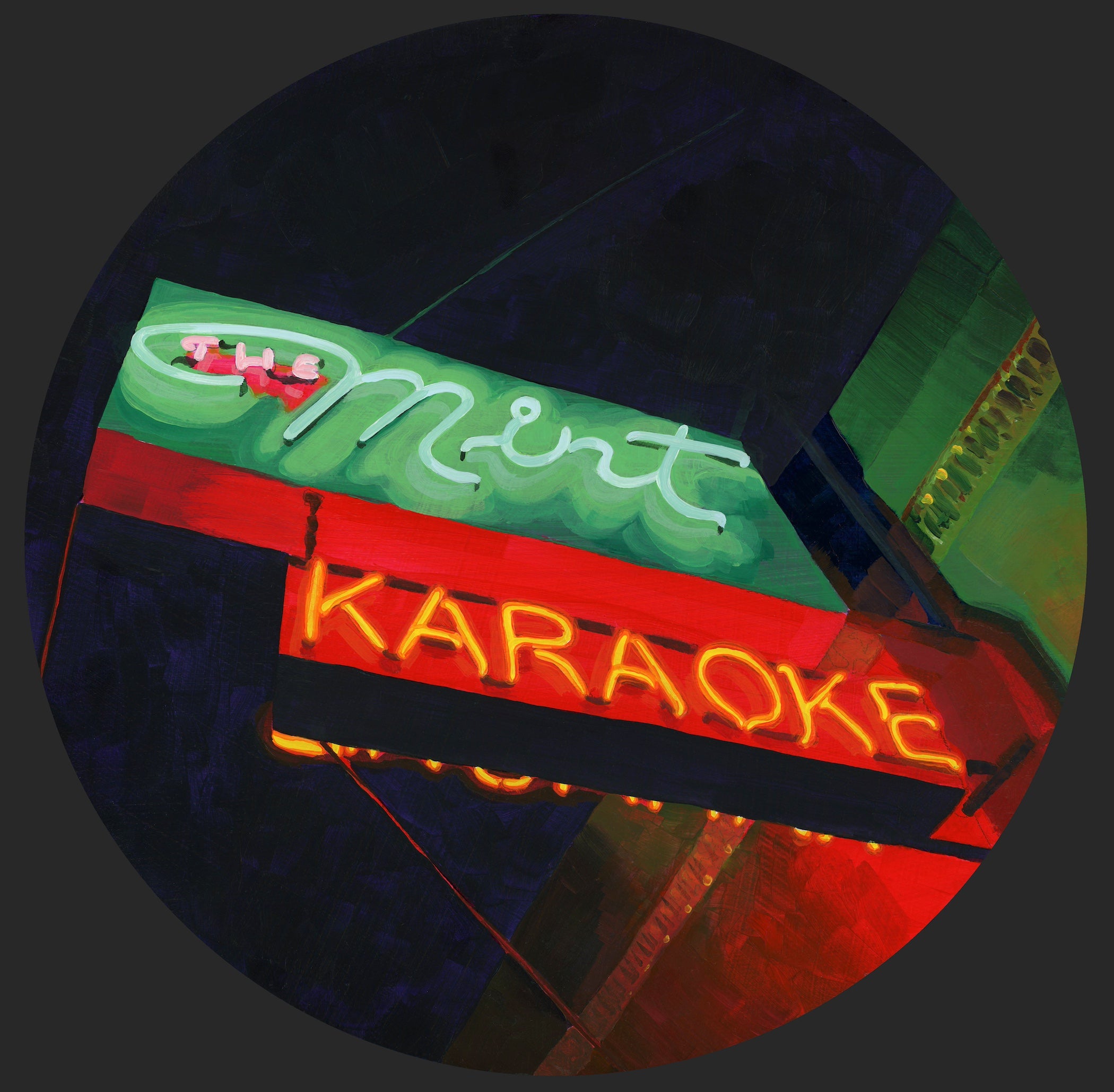 BEACONS - Nathaniel J. Bice - The Mint Neon painting