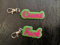SpookyHaus “f*ck” & “c*nt” keychains