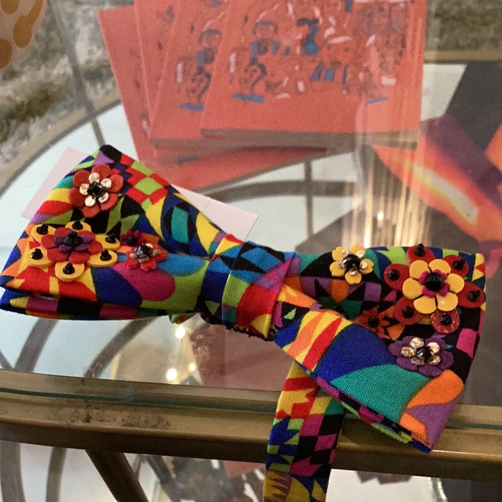 Mychol Xander - Multi Flower Bow tie