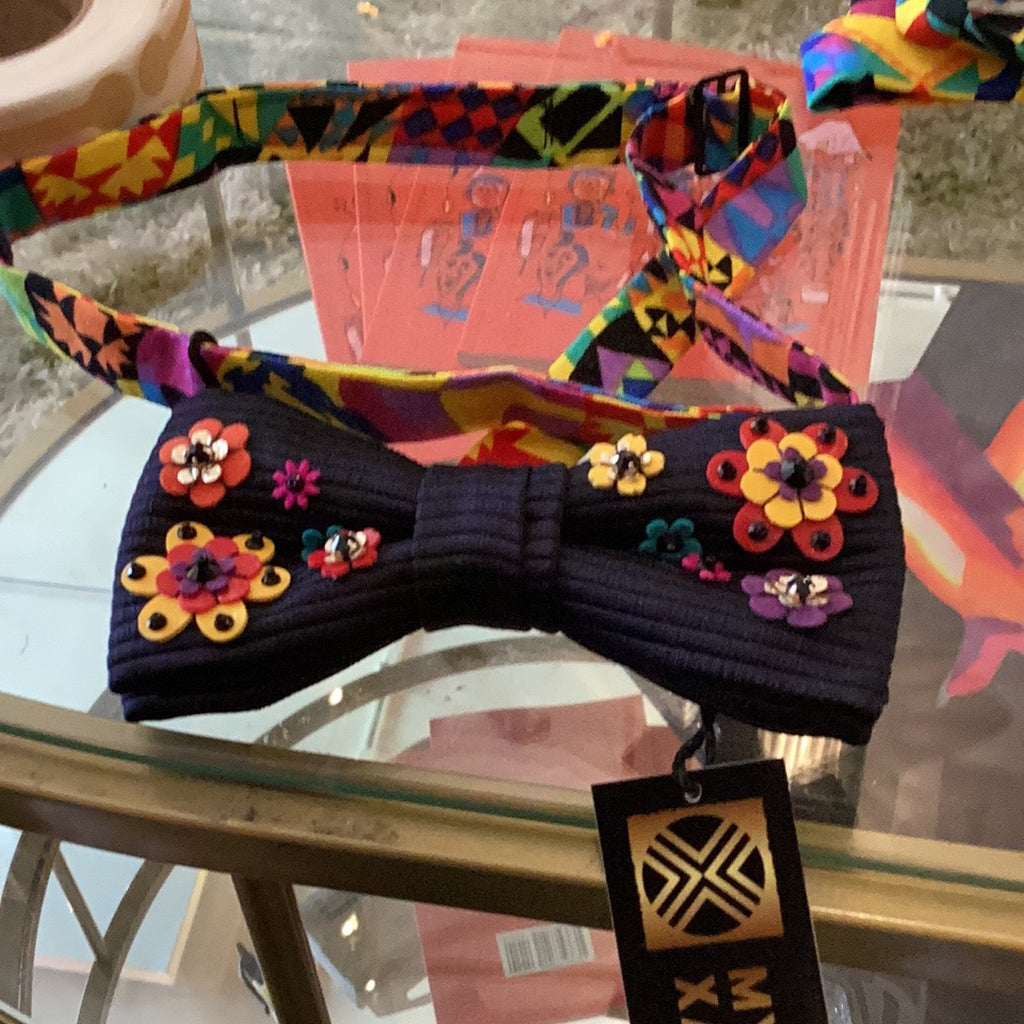 Mychol Xander - Multi Flower Bow tie