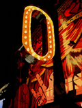 BEACONS - Nathaniel J. Bice - Oasis Sign Nocturne painting
