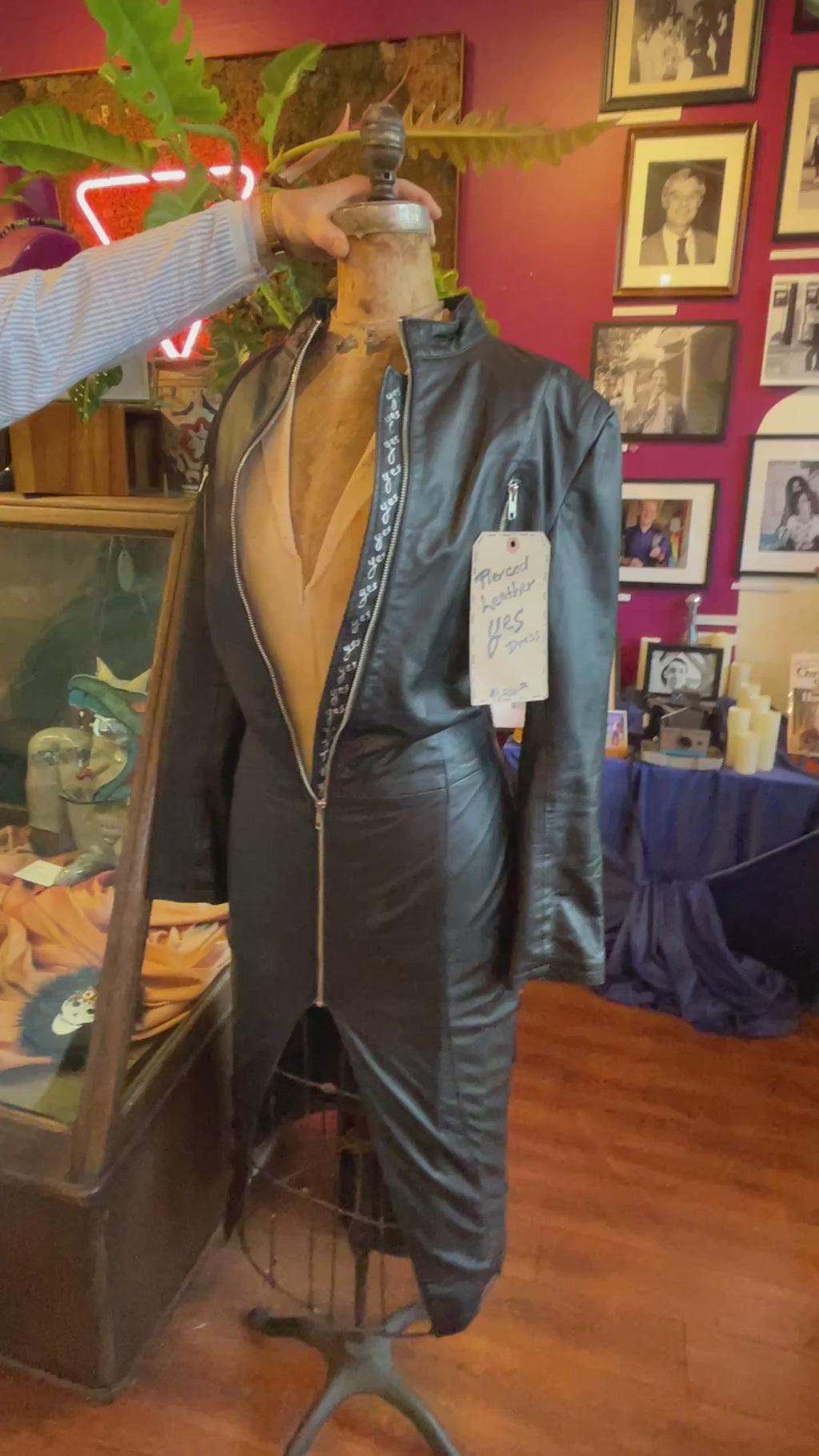 Pierced Leather "Yes Dress"