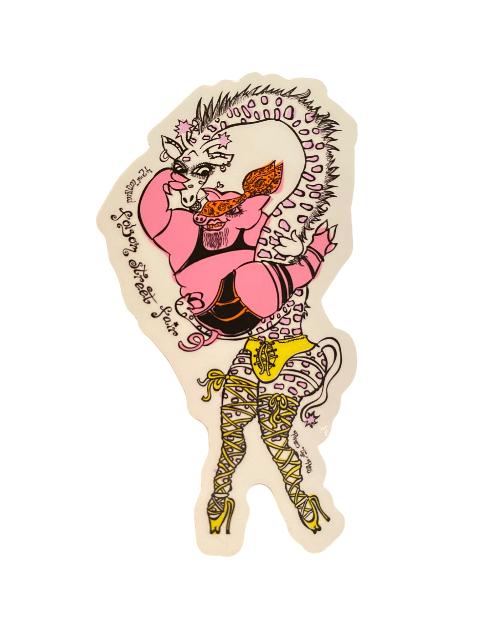 Poppers the Pony - Folsom Stickers