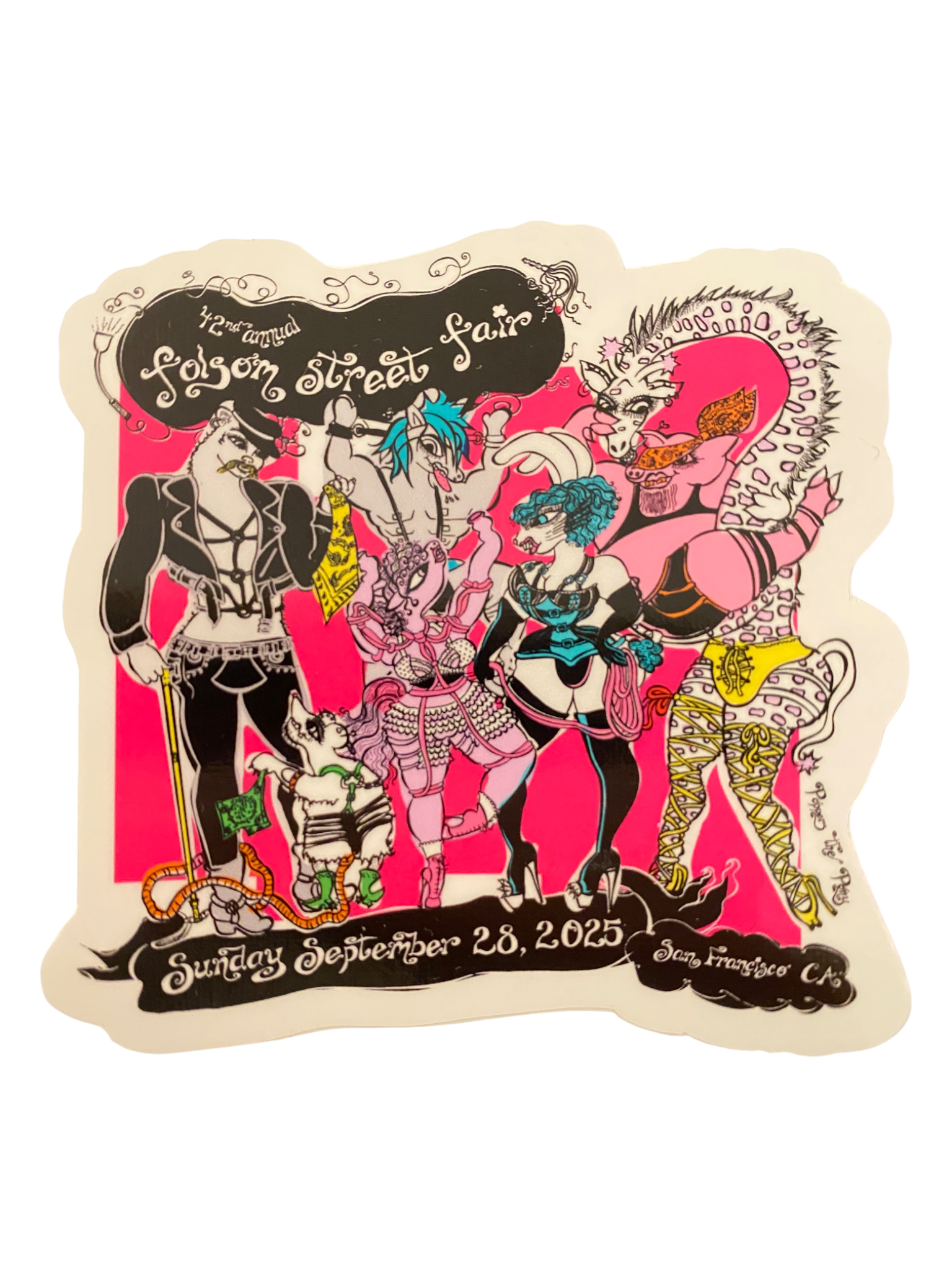 Poppers the Pony - Folsom Stickers