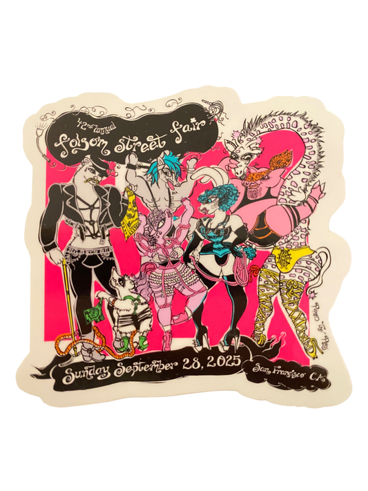 Poppers the Pony - Folsom Stickers