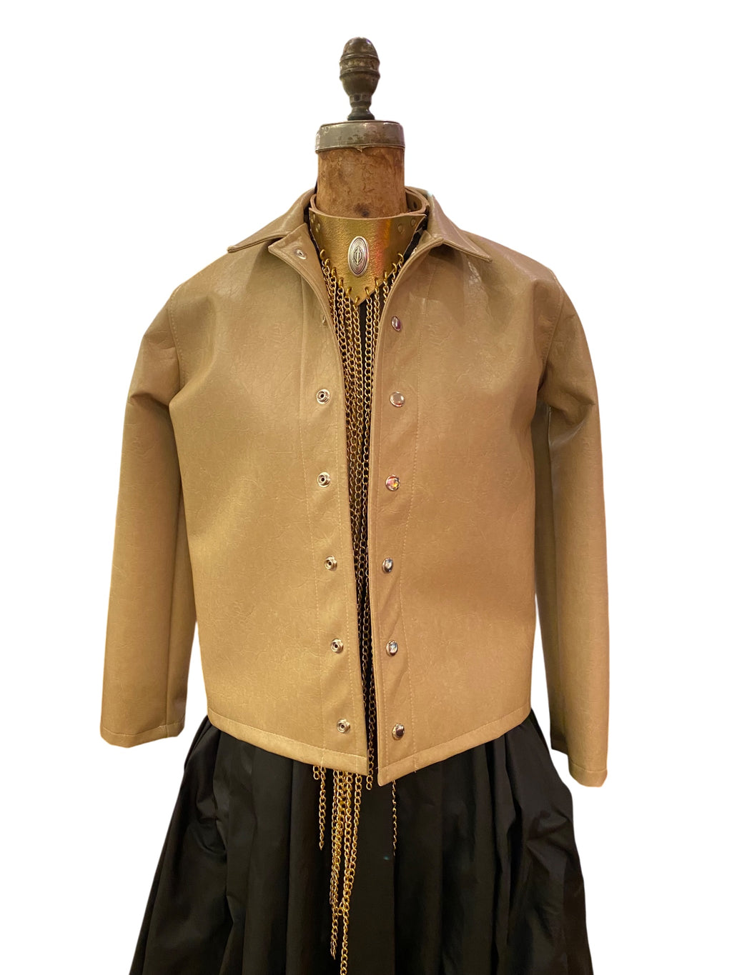 Joey Ehrenberg - Vegan leather jacket in tan