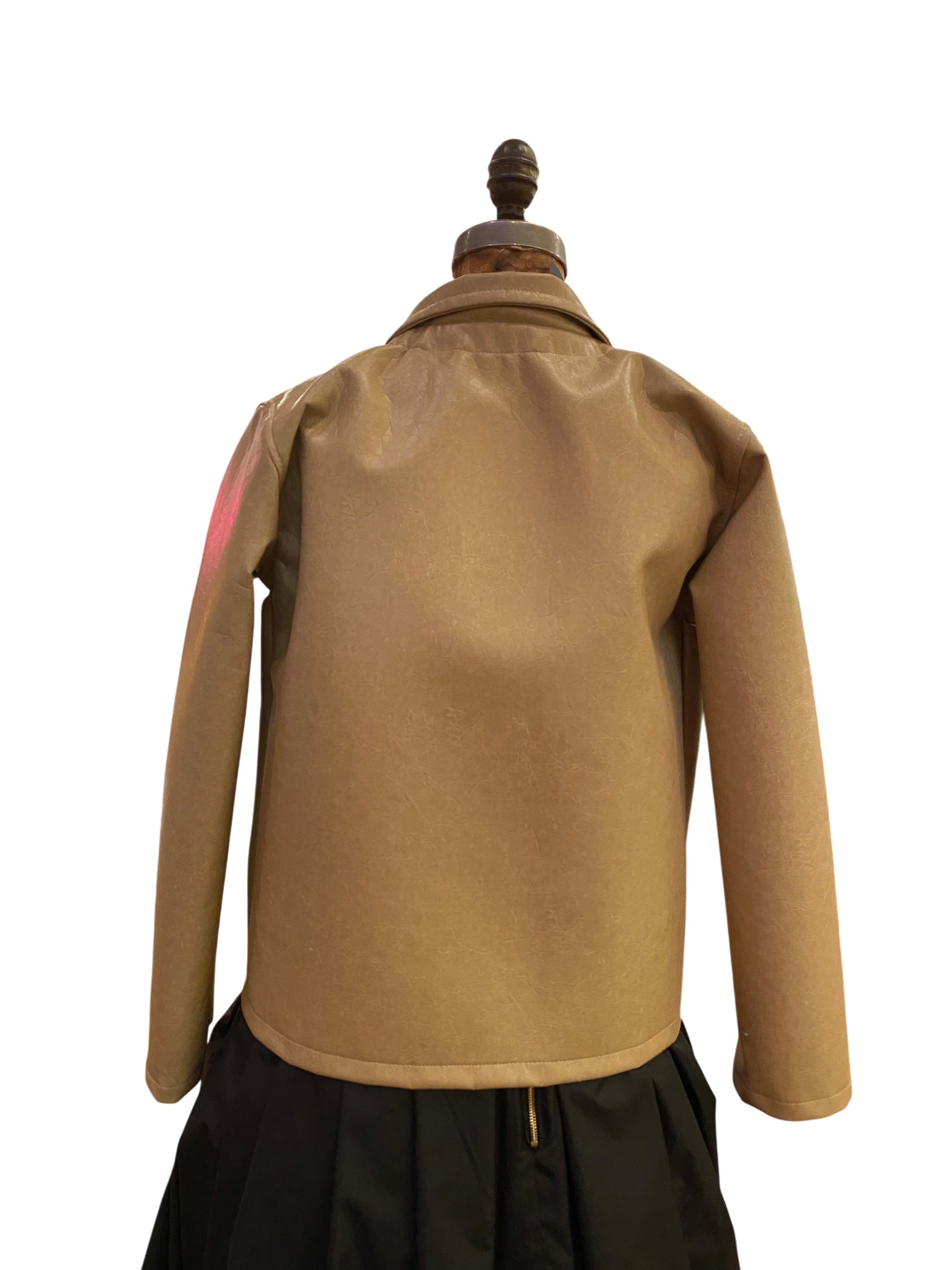 Joey Ehrenberg - Vegan leather jacket in tan