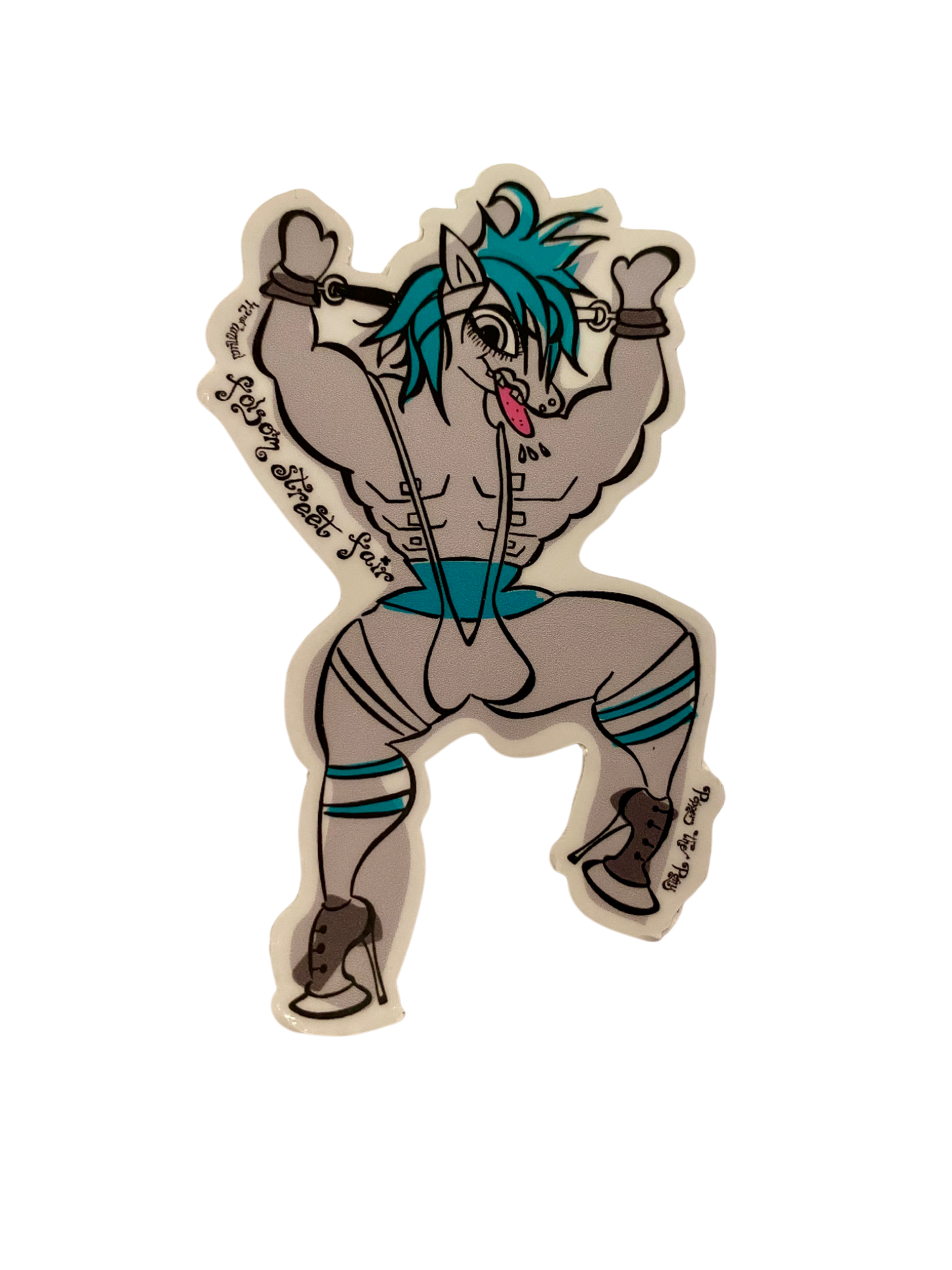 Poppers the Pony - Folsom Stickers