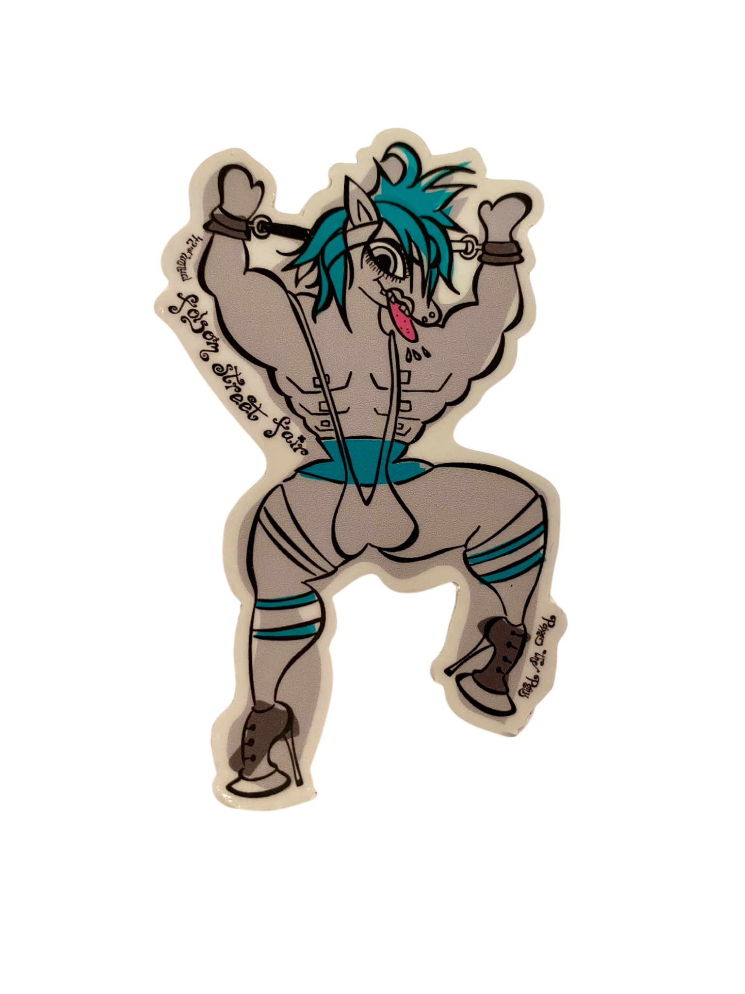 Poppers the Pony - Folsom Stickers