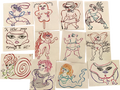 Poppers the Pony - Hello My Name Is … original mini drawings