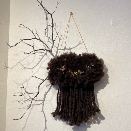 Odd Fox & Fern - Naturally Dyed California Wool and Branch Wall Hanging